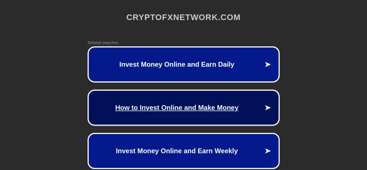 Screenshot Cryptofxnetwork