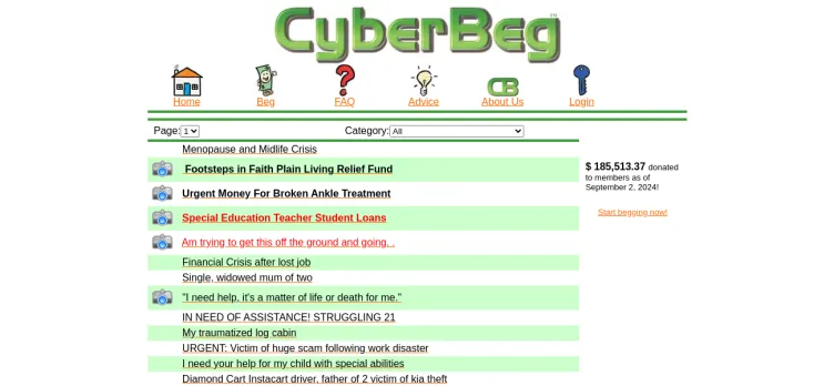 Screenshot CyberBeg