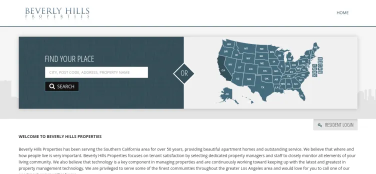 Screenshot Beverly Hills Properties