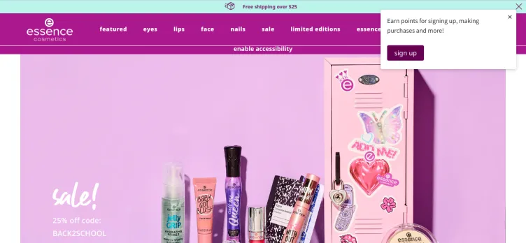 Screenshot Essence Cosmetics