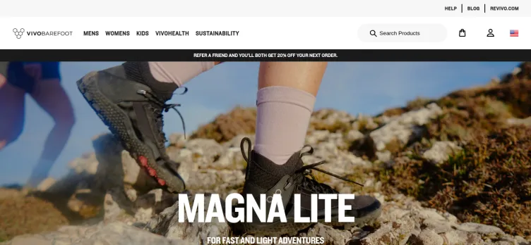 Screenshot Vivobarefoot