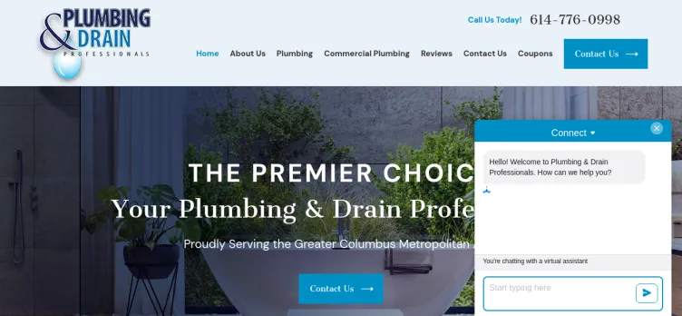 Screenshot Plumbing & Drain Professionals