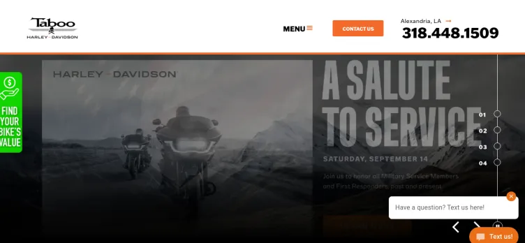 Screenshot Taboo Harley-Davidson