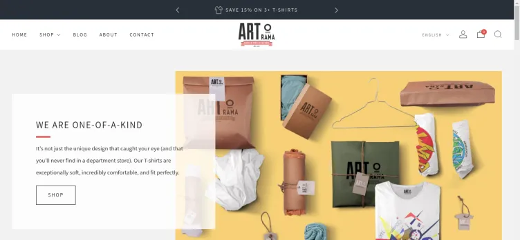 Screenshot Artoramashop