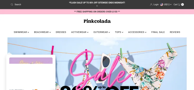 Screenshot PINKCOLADA