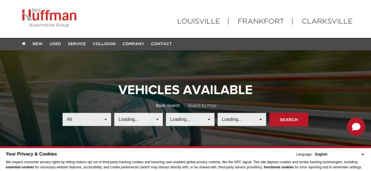 Screenshot Neil Huffman Honda of Frankfort