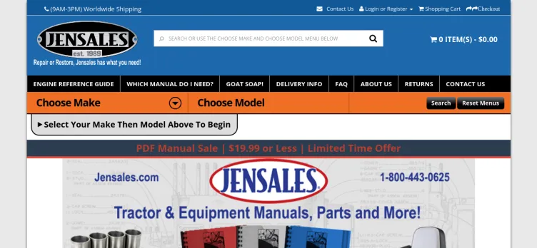 Screenshot Jensales