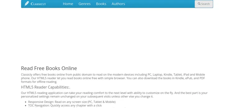 Screenshot Free Books