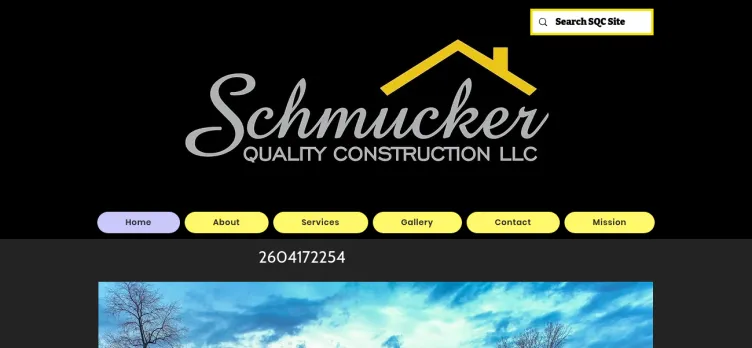 Screenshot Schmucker Quality Construction