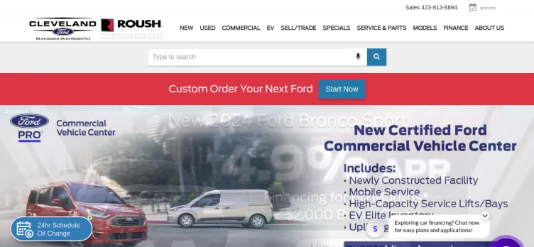 Screenshot Cleveland Ford