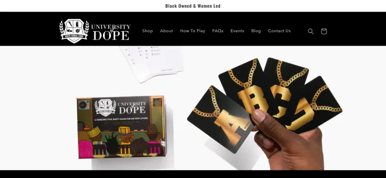 Screenshot University of Dope