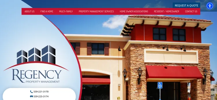 Screenshot Regency Property Management