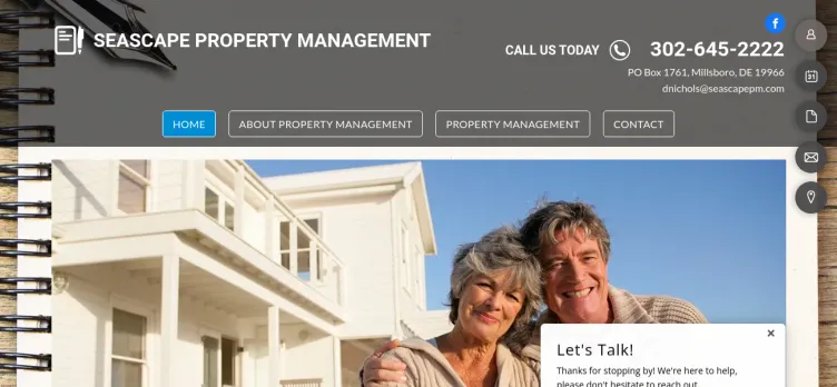 Screenshot SeaScape Property Management