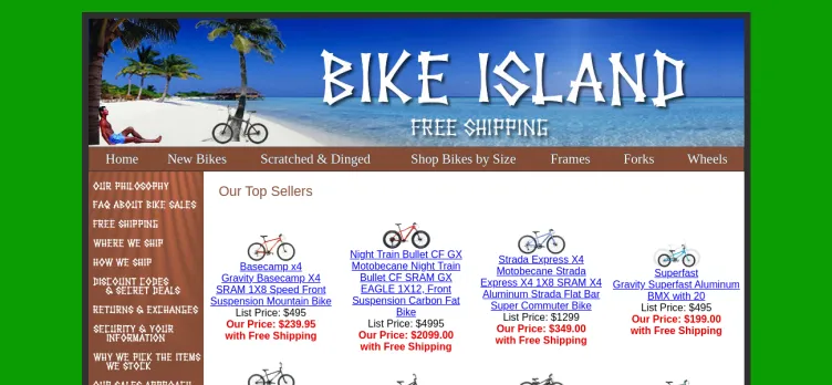 Screenshot BikeIsland