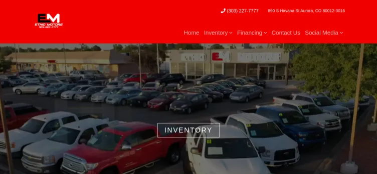 Screenshot Ethio Motors