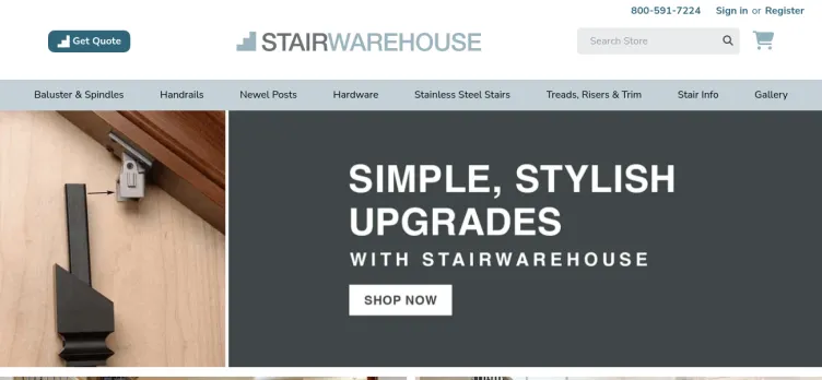 Screenshot Stairwarehouse