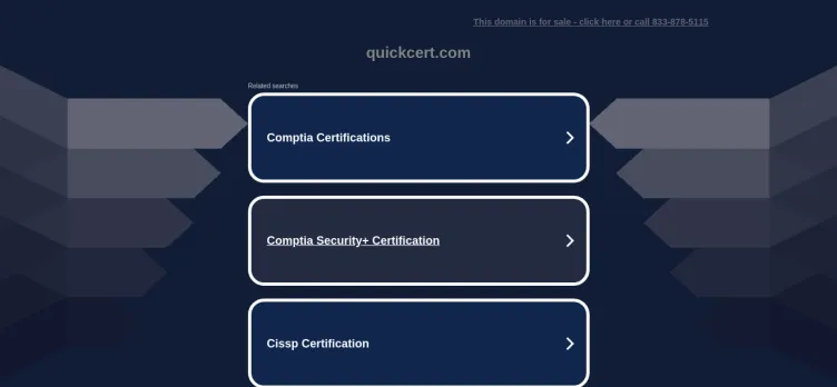 Screenshot QuickCert