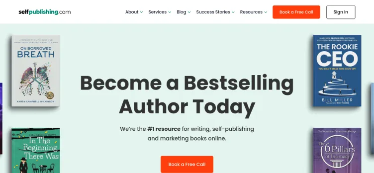 Screenshot SelfPublishing.com