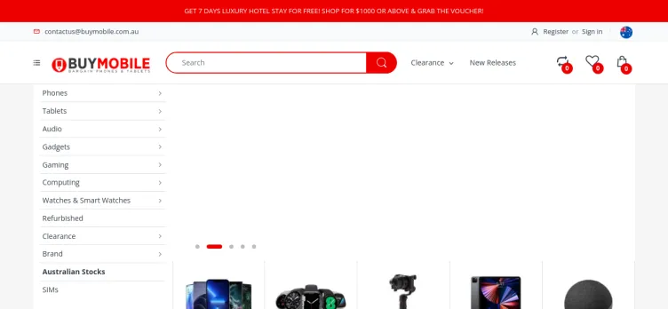 Screenshot BuyMobile AU