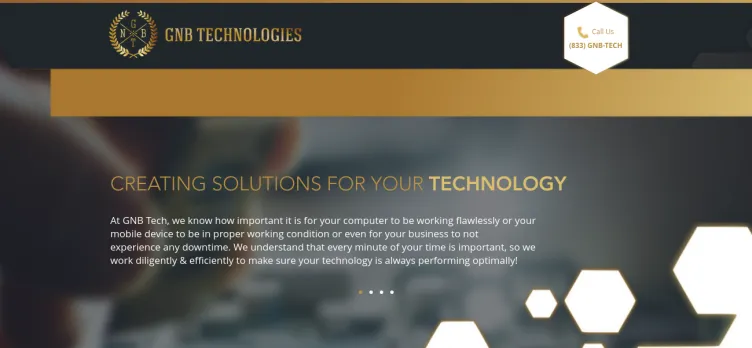 Screenshot GNB Technologies