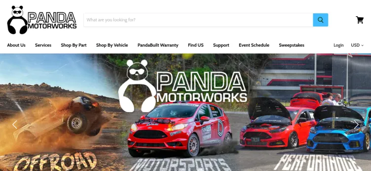 Screenshot Panda Motorworks