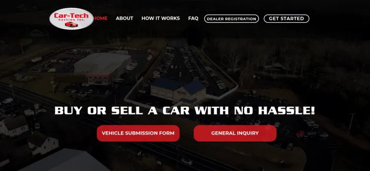 Screenshot Car-Tech Auction