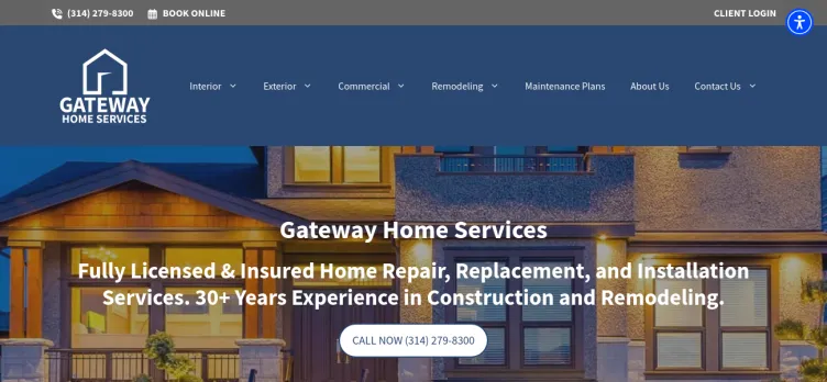 Screenshot Gateway Home Services