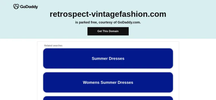 Screenshot Retrospect-Vintage Fashion