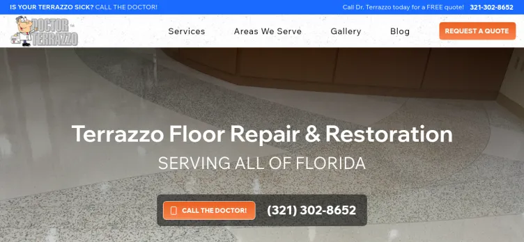 Screenshot Doctor Terrazzo of Florida