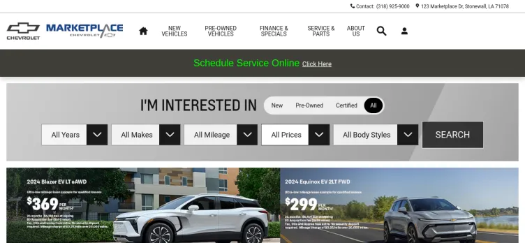 Screenshot Marketplace Chevrolet-Buick