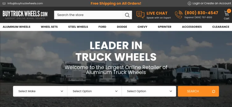 Screenshot BuyTruckWheels