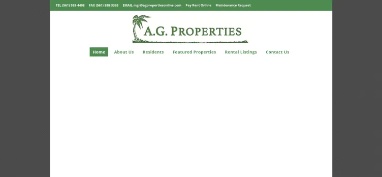 Screenshot A.G. Properties