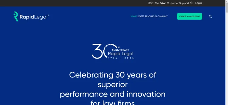 Screenshot Rapid Legal