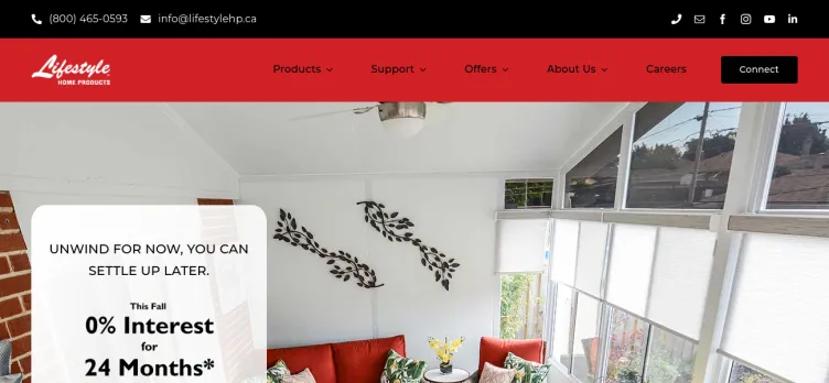 Screenshot Lifestyle Home Products