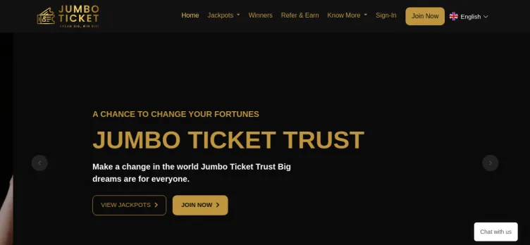 Screenshot Jumbo Ticket