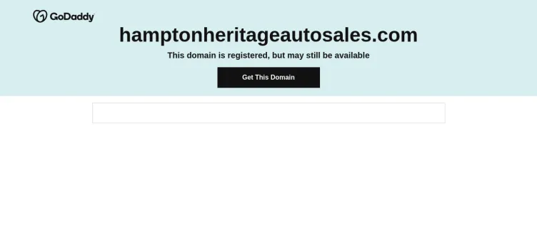 Screenshot Hampton Heritage Auto Sales