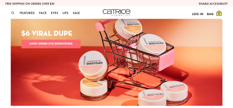 Screenshot Catrice Cosmetics