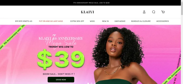 Screenshot Klaiyi Hair