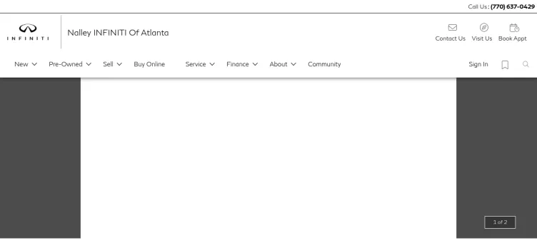 Screenshot Nalley Infiniti of Atlanta