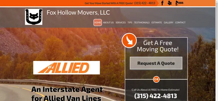 Screenshot Fox Hollow Movers