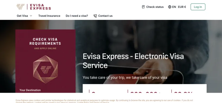 Screenshot Evisa Express