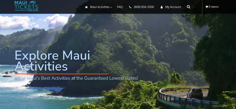 Screenshot Maui Tickets for Less