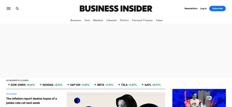 Screenshot Business Insider