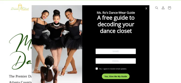 Screenshot Ms. Ro's Dance Closet