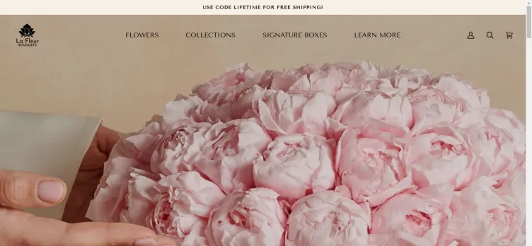 Screenshot La Fleur Bouquets