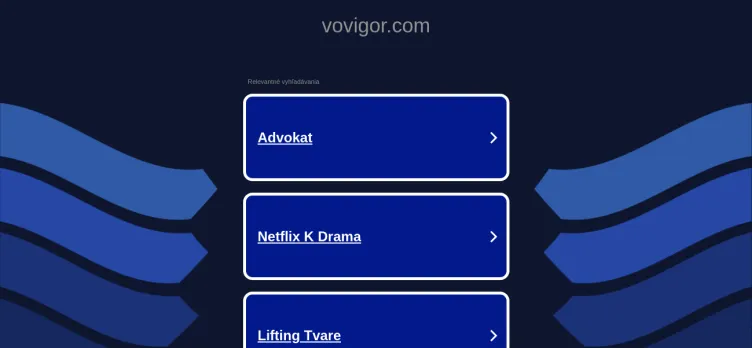 Screenshot Vovigor