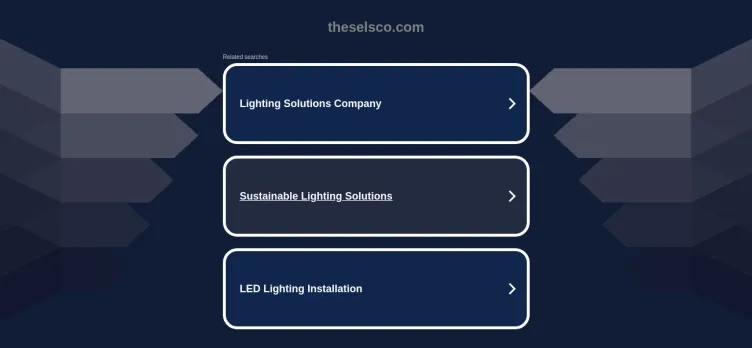 Screenshot Sustainable Energy & Lighting Solutions