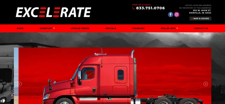 Screenshot Excelerate Leasing