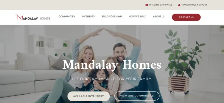 Screenshot Mandalay Homes