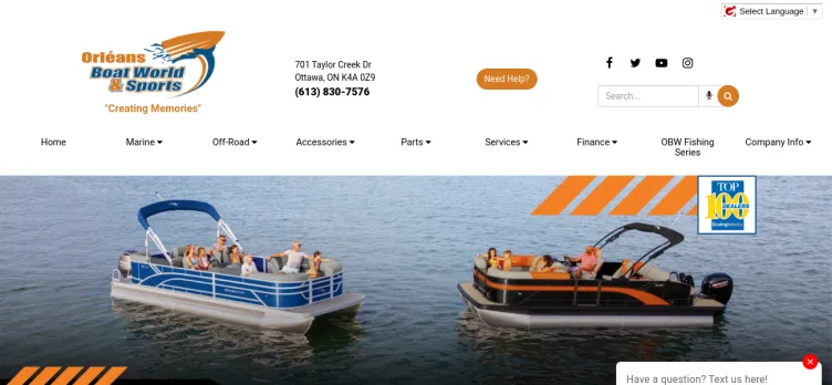 Screenshot Orleans Boat World & Sports